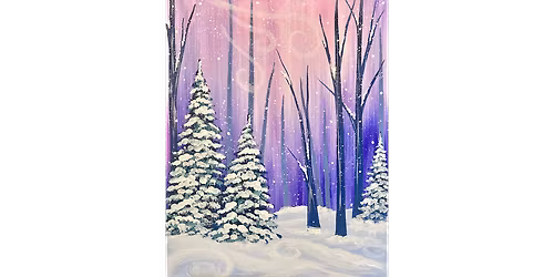 Windswept Winter Woods - Paint and Sip in Cincinnati | Classpop!\u2122
