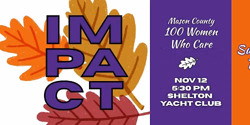 IMPACT Mason County - Fall Event supporting Turning Pointe!