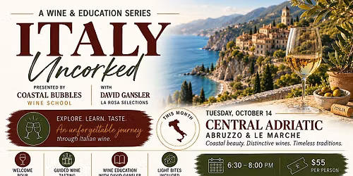 Italy Uncorked: Central Adriatic