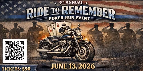 3rd Annual WSPMF Ride to Remember 