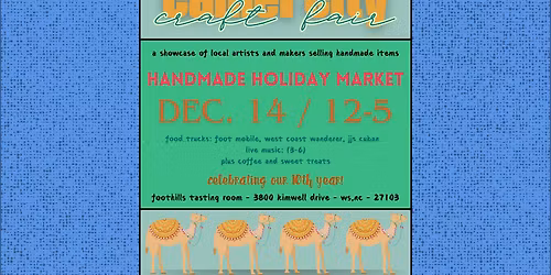 Handmade Holiday Market #2: Camel City Craft Fair