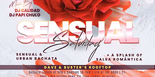 Valentine's Sensual Saturday at D&B! | Sensual & Urban Bachata + a Splash of Salsa!