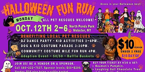 Halloween Fun Run: Canines, Kids, and Community benefitting Pet Rescues