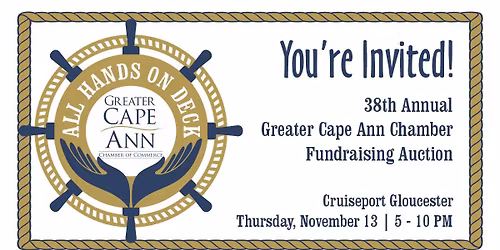38th Annual Greater Cape Ann Chamber Auction - All Hands On Deck