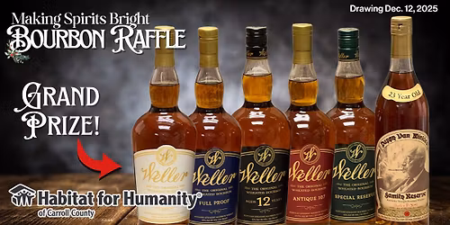 Bourbon Raffle for Habitat for Humanity of Carroll County