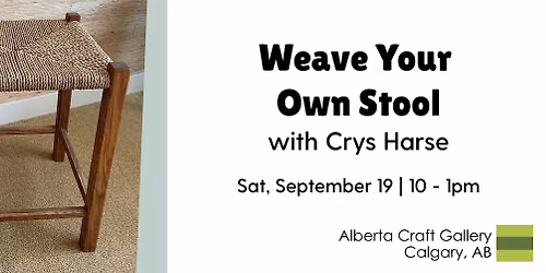 Weave Your Own Stool