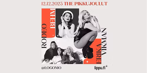 PE 12.12. ERIKA VIKMAN, BEHM, RODEO \/\/ Logomo-sali, Turku