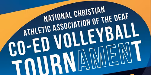 National Christian Athletic Association of the Deaf Co-ed Volleyball Tournament