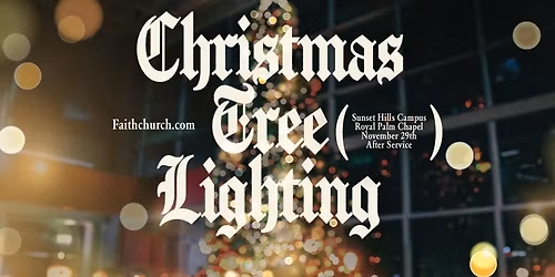 Christmas Tree Lighting - Sunset Hills