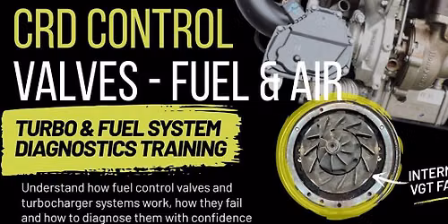 Common Rail Diesel Control Valves \u2013 Fuel & Air Turbo & Fuel System Diagnostics Training