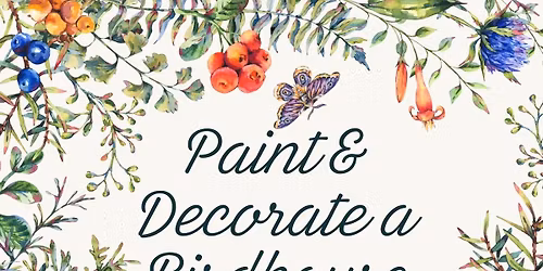 \ud83d\udc26\ud83c\udfa8 Paint & Decorate a Birdhouse! \ud83c\udfa8\ud83d\udc26