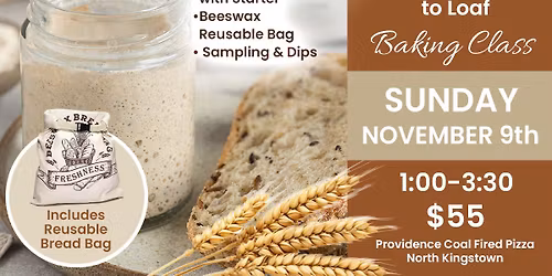 ***sold out*** Sourdough 101: From Starter to Loaf