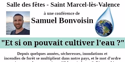Conf\u00e9rence de Samuel Bonvoisin