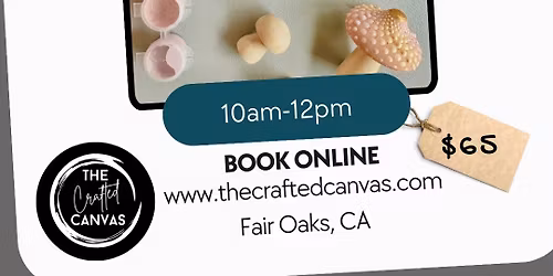 Textured Mandala Dot Mushrooms- with Lina West