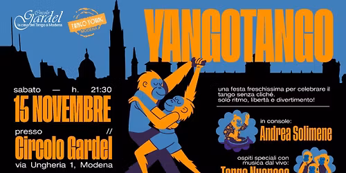 YANGOTANGO 💥Sabato 15 Nov. Andrea Solimene Tdj - TANGO NUANCES  live