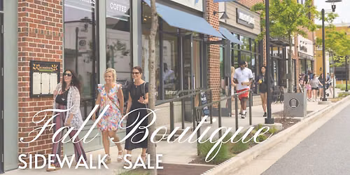 Fall Boutique Sidewalk Sale