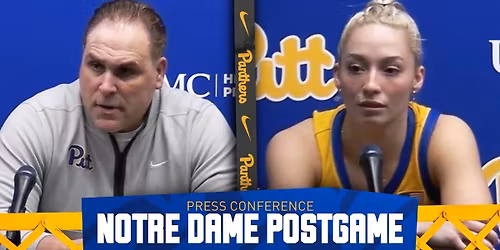 Pittsburgh Panthers at Notre Dame Fighting Irish Womens Basketball at Purcell Pavilion at the Joyce Center