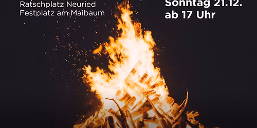 Neurieder Winter Sonnwendfeuer