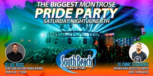 South Beach Houston Pride Party June 6