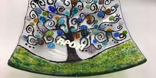 Fused Glass Swirl Tree Dish Class