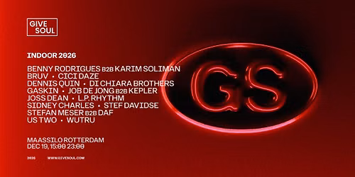 Give Soul Indoor 'Closing 2026'