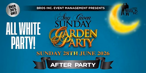 AGS ALL WHITE After Party - Sunday 28th June 2026