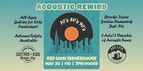 Acoustic Rewind - GFK Fundraiser