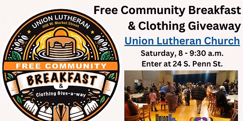 Free Community Breakfast, Clothing Give-away, & The WELL Food Pantry!