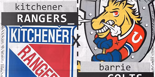 Parking Kitchener Rangers at Barrie Colts