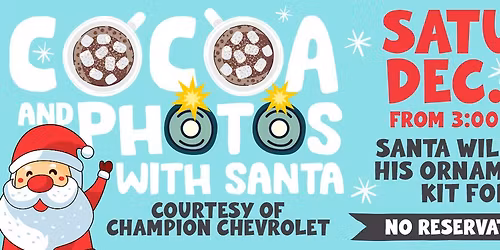FREE Santa Photos + Cocoa!