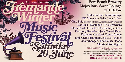 Fremantle Winter Music Festival 2026
