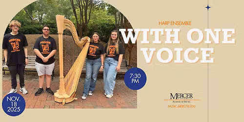 With One Voice - Mercer University Harp Ensemble