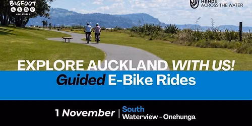 Guided E-Bike Ride | Waterview-Onehunga