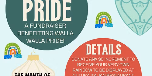 Walla Walla Pride Holiday Fundraiser Celebration @ Cultura