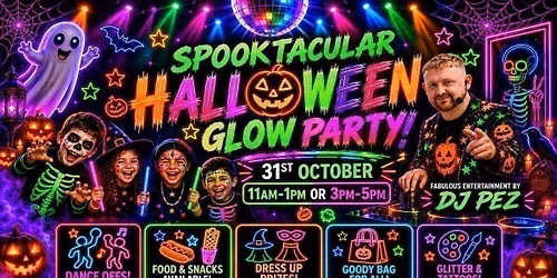 \ud83c\udf83 SPOOKTACULAR FAMILY HALLOWEEN GLOW PARTY! \ud83d\udc7b\u2728\ufeff