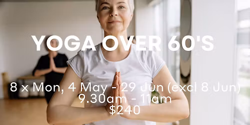 Only a few more spots left for Yoga Over 60's at Byron Community College 