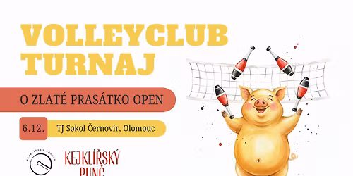 Volleyclub turnaj "O zlat\u00e9 pras\u00e1tko Open"