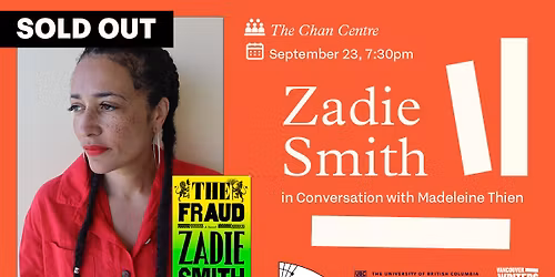 An Evening With Zadie Smith at Massey Hall - Allied Music Centre