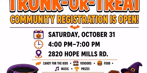 Fit 4 Life Hope Mill\u2019s Trunk or Treat