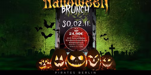 HALLOWEEN BRUNCH - So. 02.11.25 im Pirates Berlin