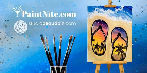 Paint Nite: Malibu Beach Party