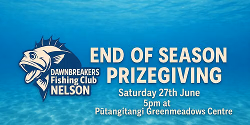 End of Season Prizegiving 