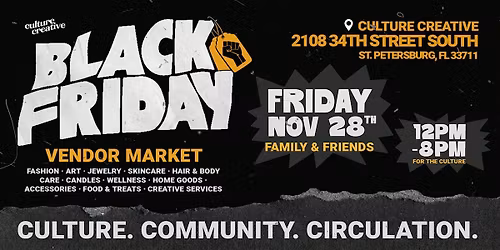 BLACK FRIDAY Vendor Market