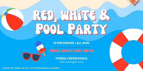 Red, White, & Pool Party