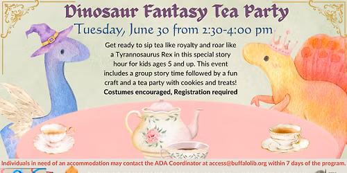 Dinosaur Fantasy Tea Party