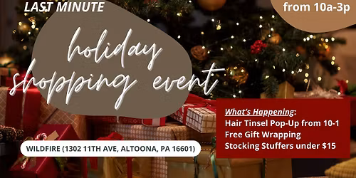 Wildfire\u2019s Sixth Annual Last-Minute Holiday Shopping Event
