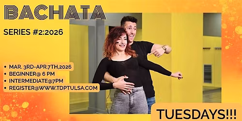 6 WEEK SERIES #2: MODERN\/SENSUAL BACHATA 2026