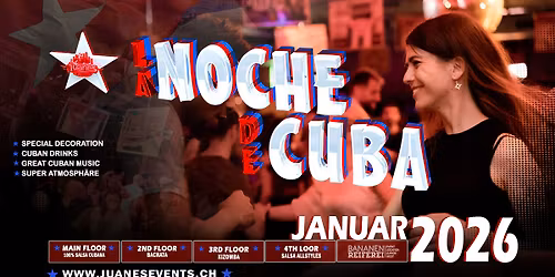 \u2605 LA NOCHE DE CUBA \u2605 WS by Ismaray Aspirina 2026 Bananenreiferei by Juanes