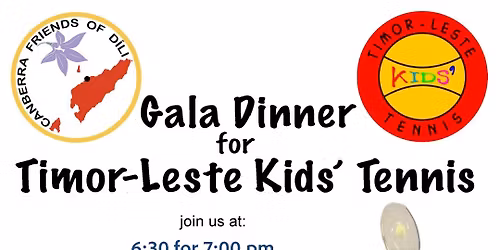 Gala Dinner supportong Timor-Leste Kids'Tennis
