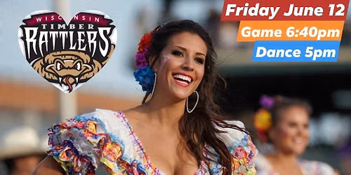 Latin Dance Pre-Game \u26be\ufe0f Timber Rattlers Baseball
